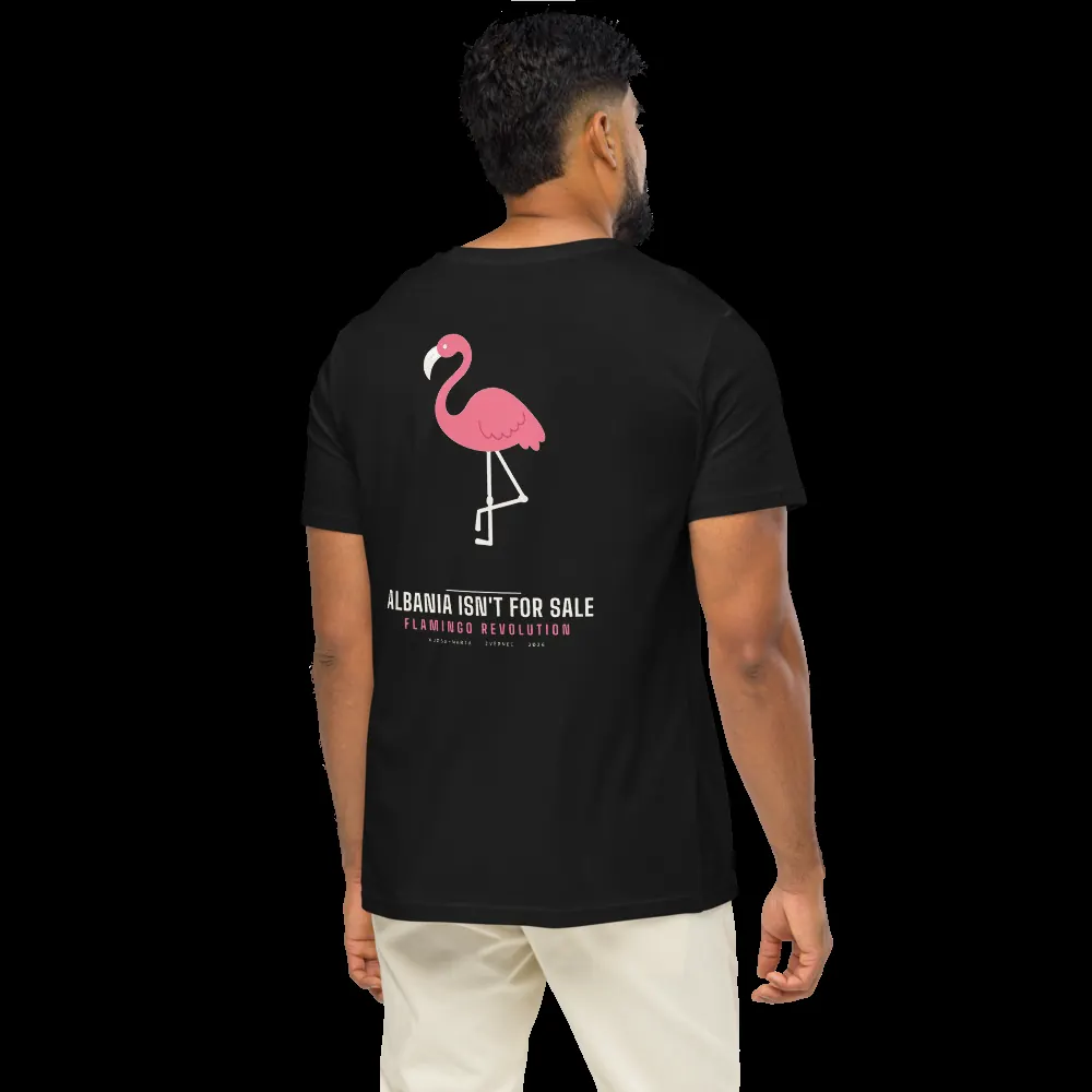 Flamingo Revolution shirt — back view 2